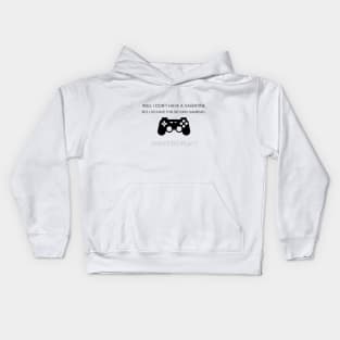 Well I don't have a valentine. I have a second gamepad. Want to play? Kids Hoodie